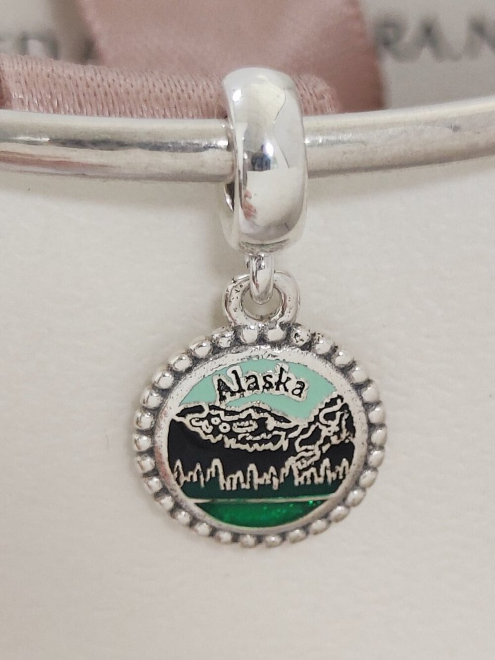 Pandora Alaska Natural Scenery Exclusive Dangle Charm S925 Silver with box